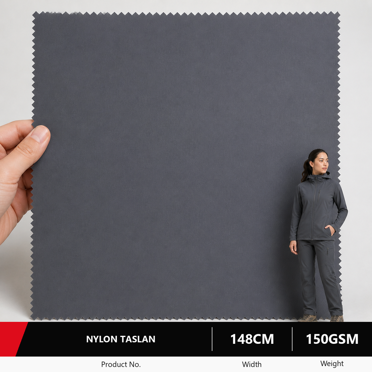 Taslan Polyester Nylon TPU Membrane Fabric 150GSM