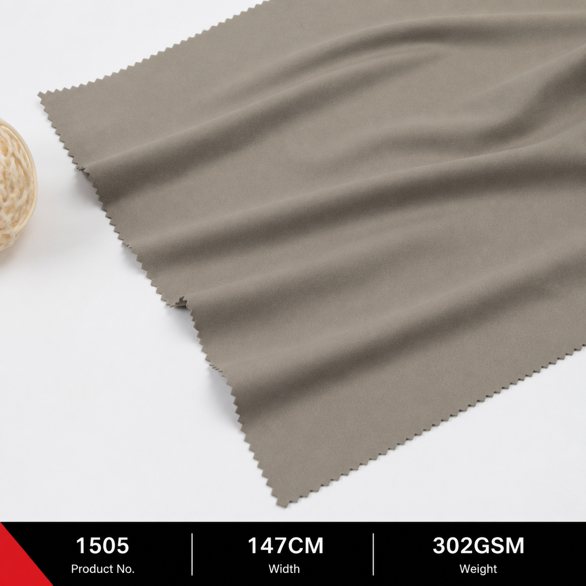 1505 150D Matte Three Layer Outdoor Fabric 302GSM