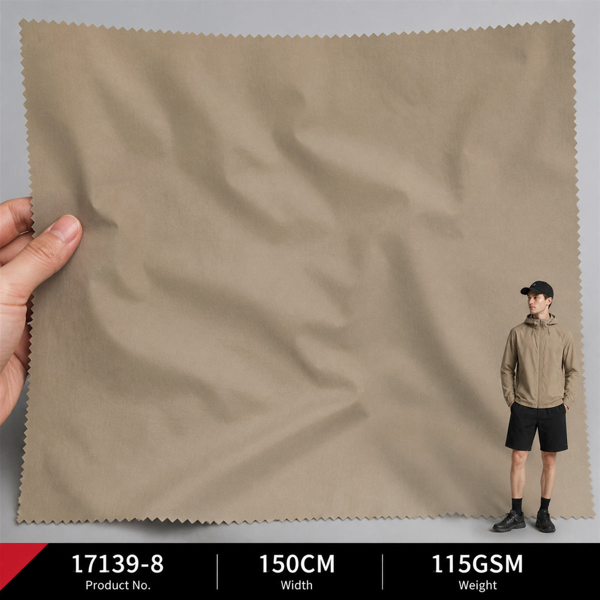 SL 2605271 75D Weft T8 Fine Grid 100 Percent Polyester 75GSM 150CM Lightweight Garment Production Wholesale Apparel Fabric