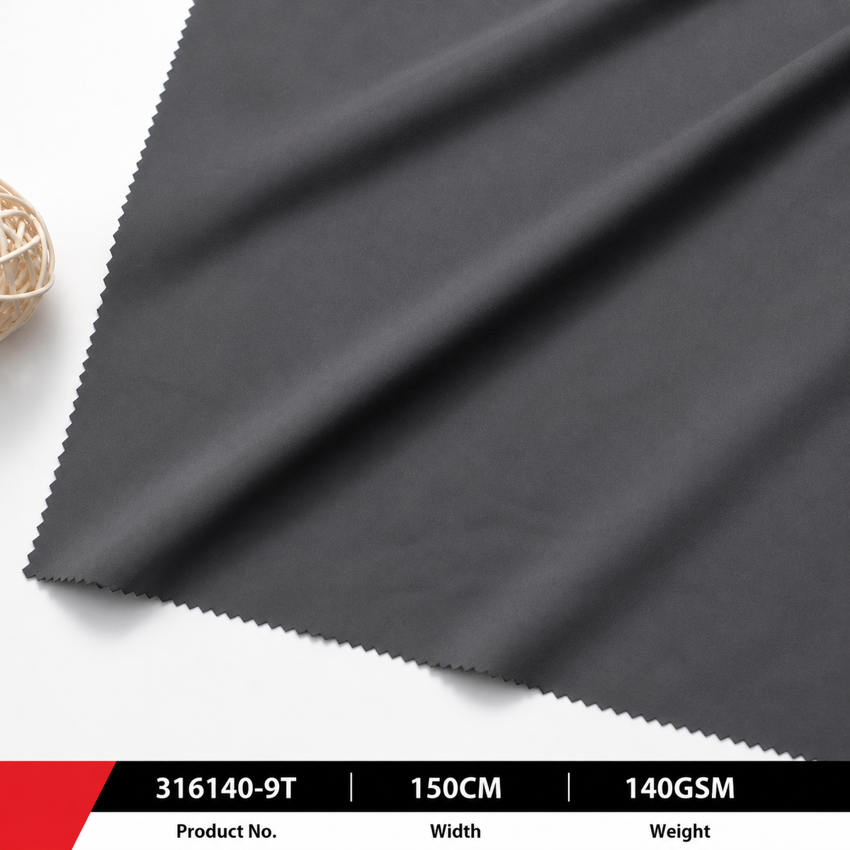 316140 9T 100 Percent Polyester 140GSM 150CM 233 by 119 Density Medium Weight Garment Sampling Wholesale Apparel Fabric