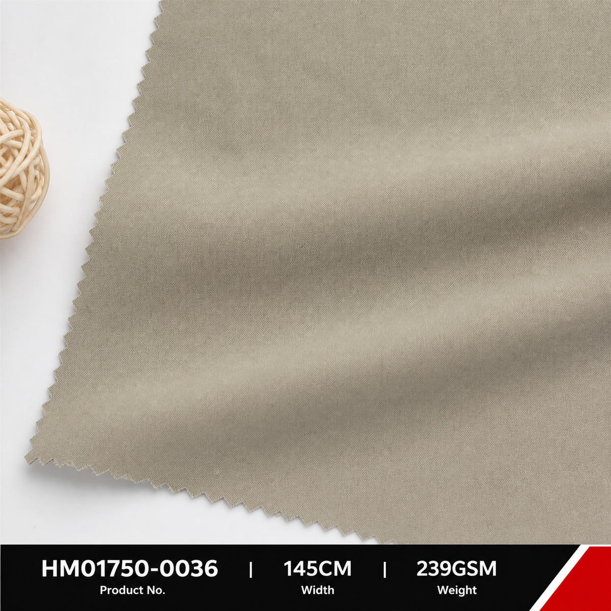 HM01750 0036 60 Percent Sorona 40 Percent Polyester 239GSM 145CM Bio Based Soft Stretch Teflon Triple Protection Outdoor Fabric