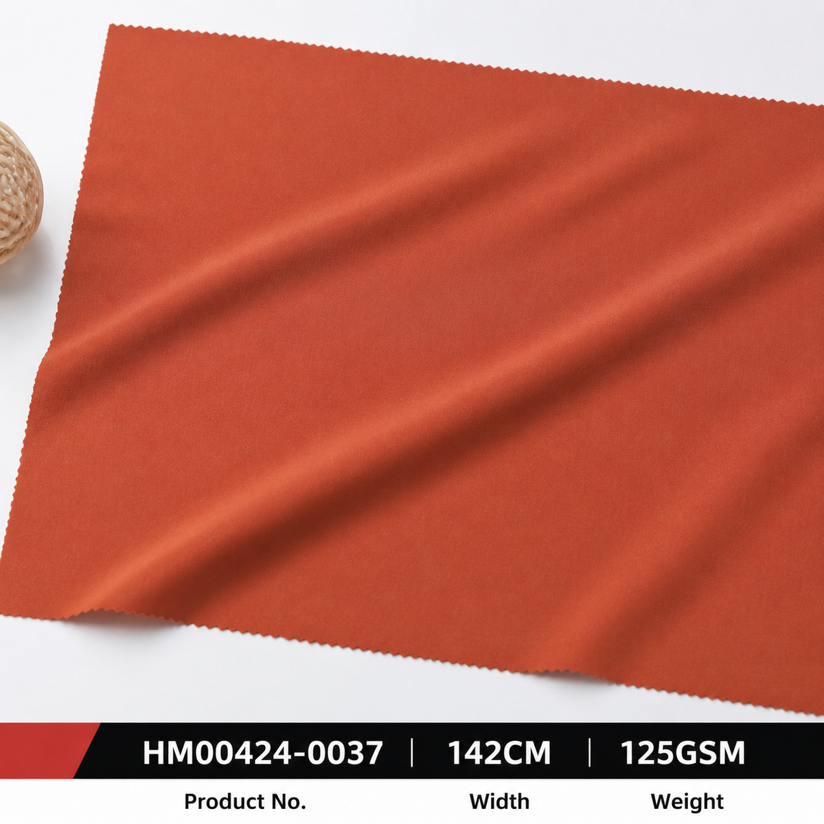 HM00424 0037 Polyester Spandex 125GSM 142CM 75D High Filament Soft Breathable Four Way Stretch Quick Dry Apparel Fabric
