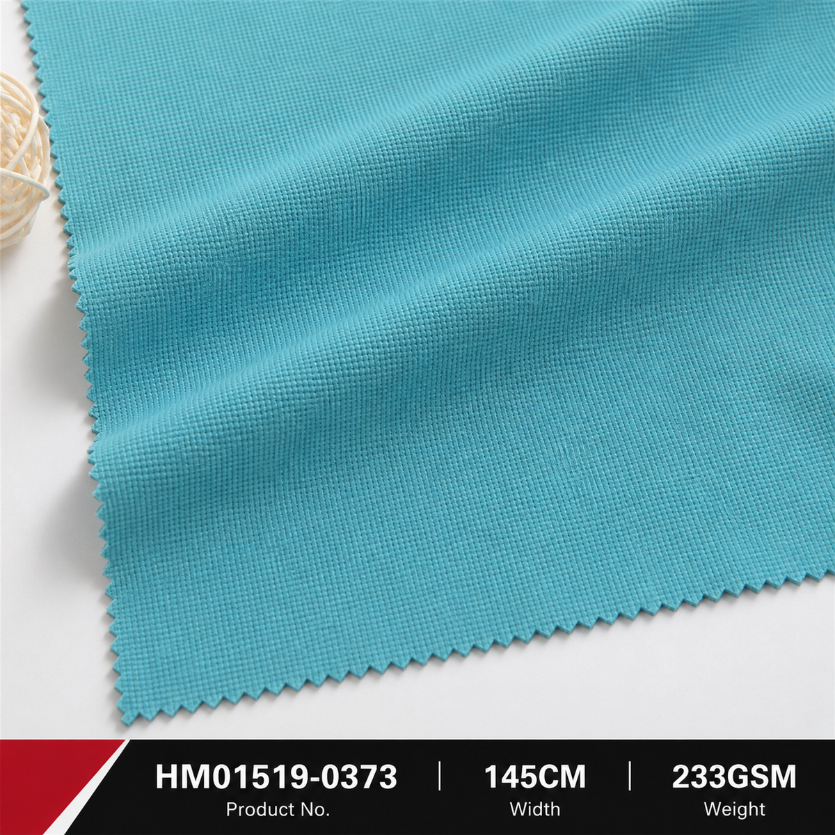 HM01519 0373 85 Percent Polyester 15 Percent Spandex 233GSM 145CM Jacquard Brushed C0 Water Repellent Stretch Outdoor Fabric