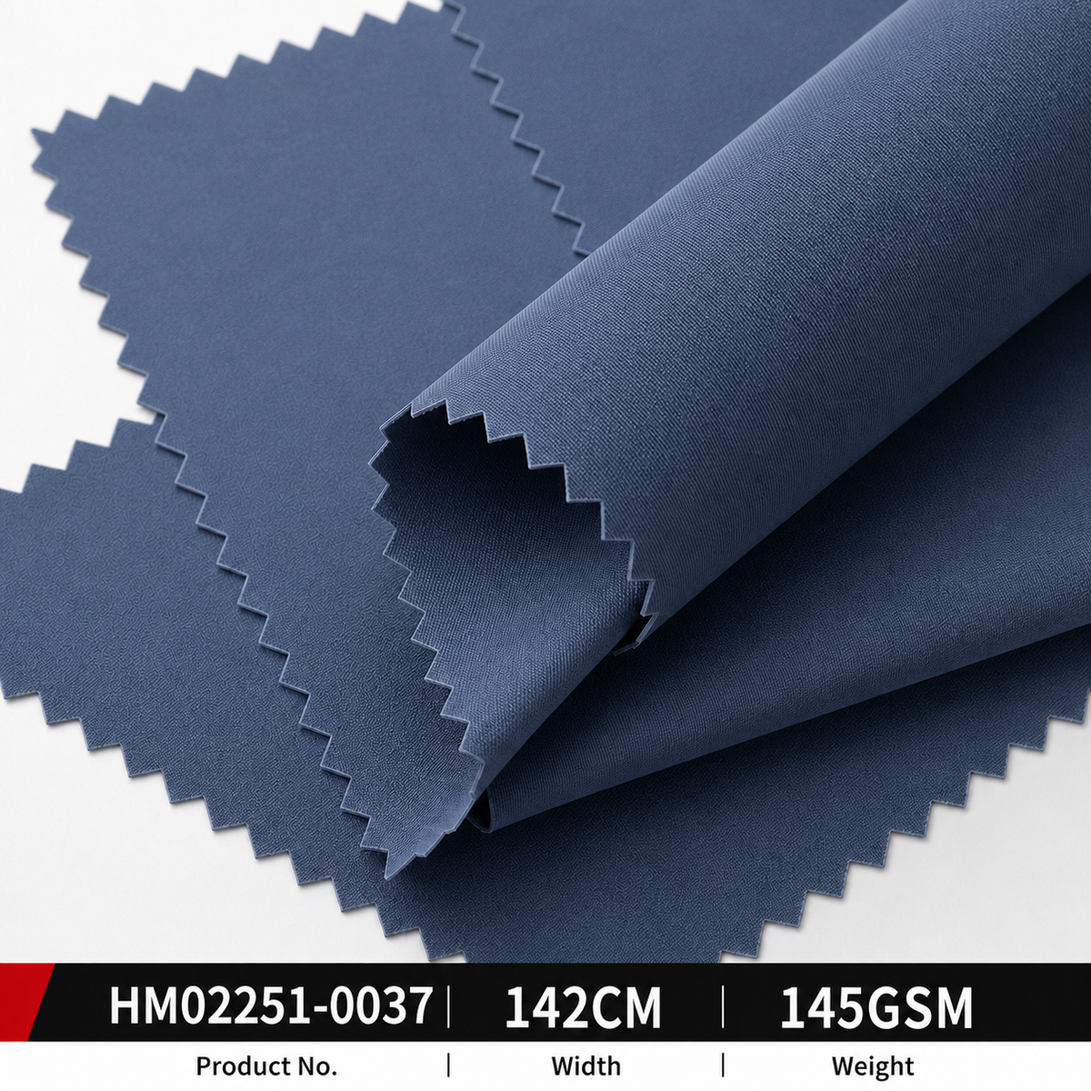 HM02251 0037 Nylon Spandex 145GSM 142CM Matte Twisted Diamond Texture Four Way Stretch Moisture Wicking Quick Dry Outdoor Fabric