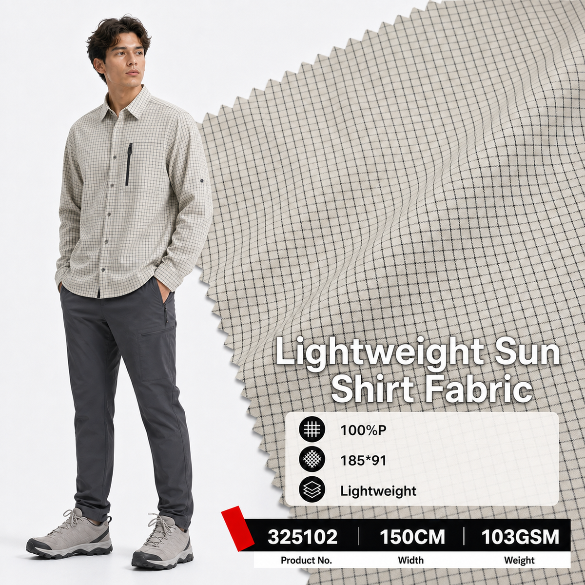 323011 2 84 Percent Nylon 16 Percent Spandex 107GSM 152CM 221 by 120 Density Lightweight Stretch Wholesale Apparel Fabric