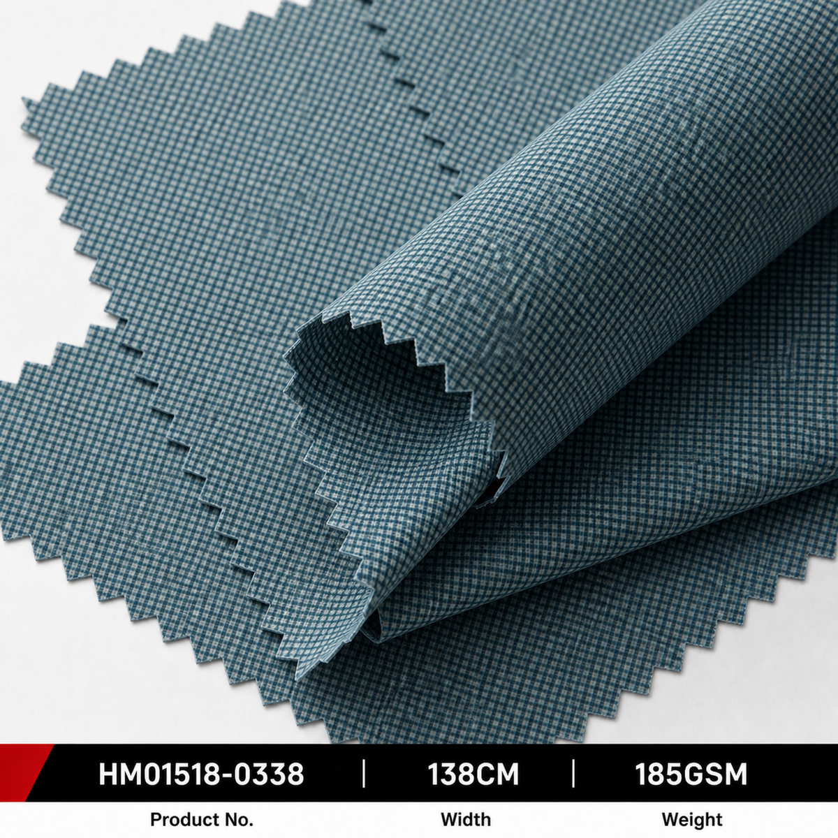 HM01518 0338 Nylon Polyester Spandex 185GSM 138CM Two Tone Jacquard Brushed Soft Stretch C0 Water Repellent Outdoor Fabric
