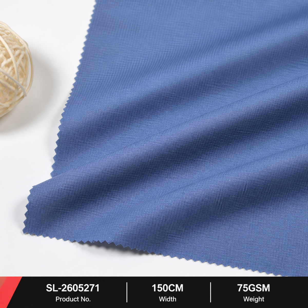 SL 2605271 75D Weft T8 Fine Grid 100 Percent Polyester 75GSM 150CM Lightweight Garment Production Wholesale Apparel Fabric