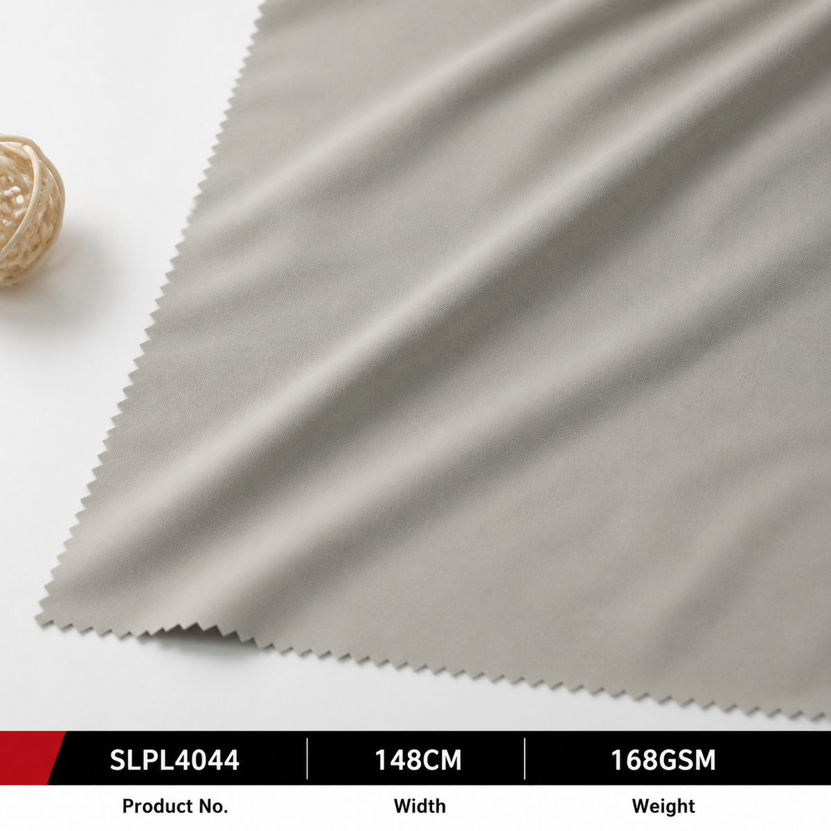 SLPL4044 50D Twisted Four Way Stretch 100 Percent Polyester 168GSM 148CM Floating Yarn Texture for Trousers Apparel Fabric