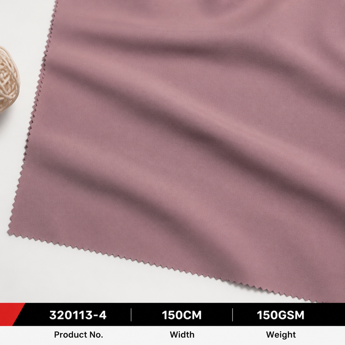 320113 4 100 Percent Polyester 150GSM 150CM 220 by 134 Density Medium Weight Garment Sampling Bulk Production Apparel Fabric