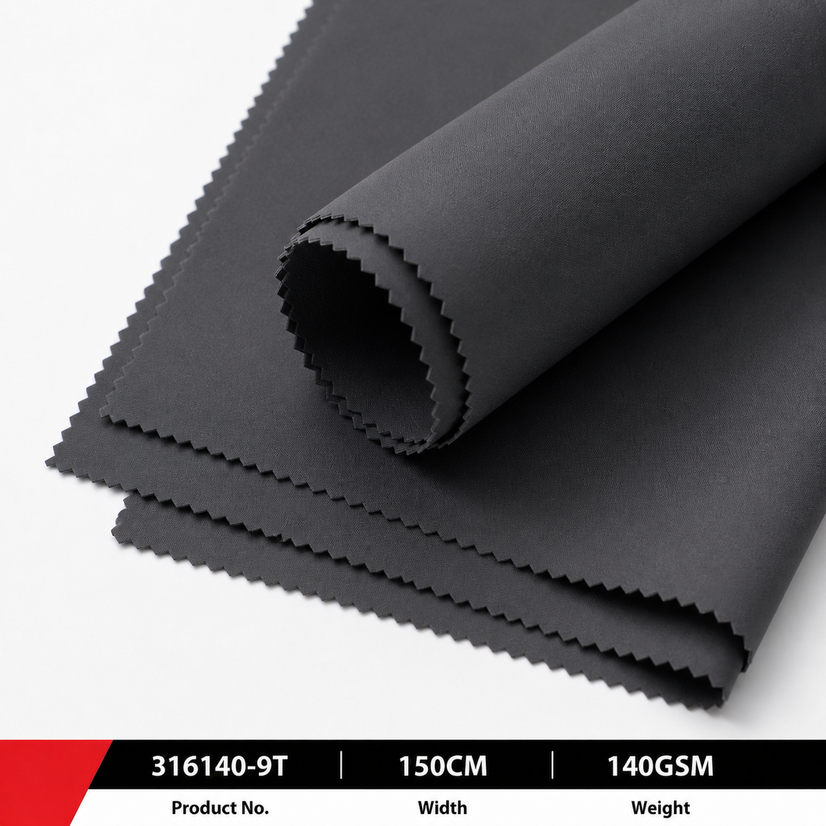 316140 9T 100 Percent Polyester 140GSM 150CM 233 by 119 Density Medium Weight Garment Sampling Wholesale Apparel Fabric