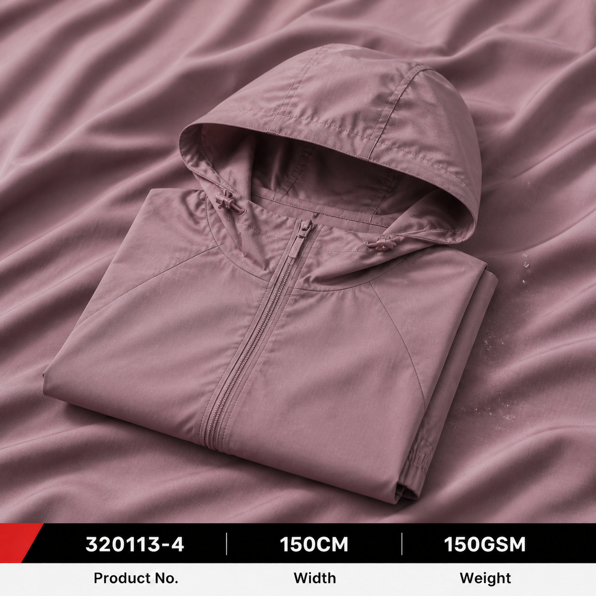 320113 4 100 Percent Polyester 150GSM 150CM 220 by 134 Density Medium Weight Garment Sampling Bulk Production Apparel Fabric