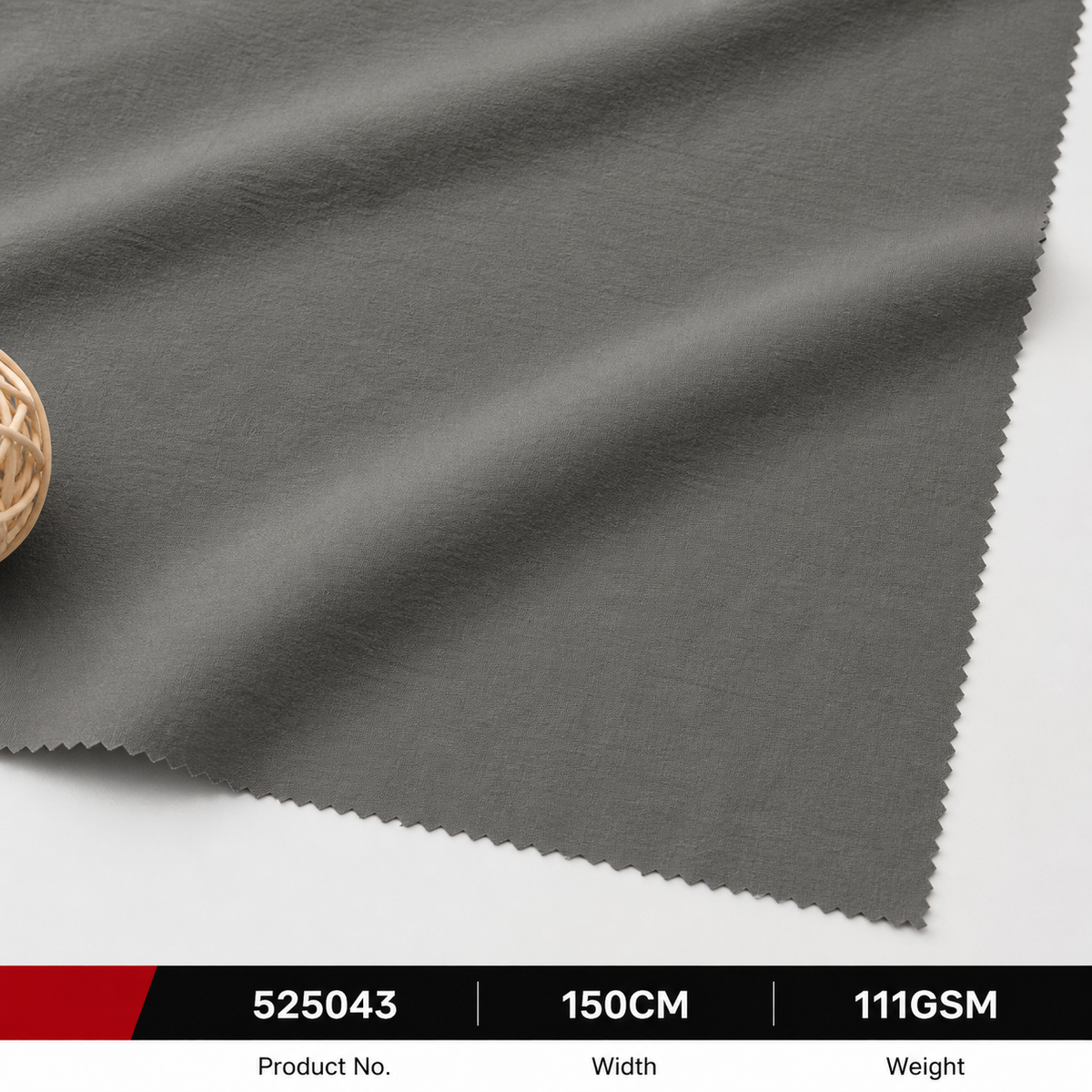 525026 85 Percent Nylon 15 Percent Spandex 155GSM 150CM 180 by 113 Density Stretch Fashion Garment Wholesale Apparel Fabric