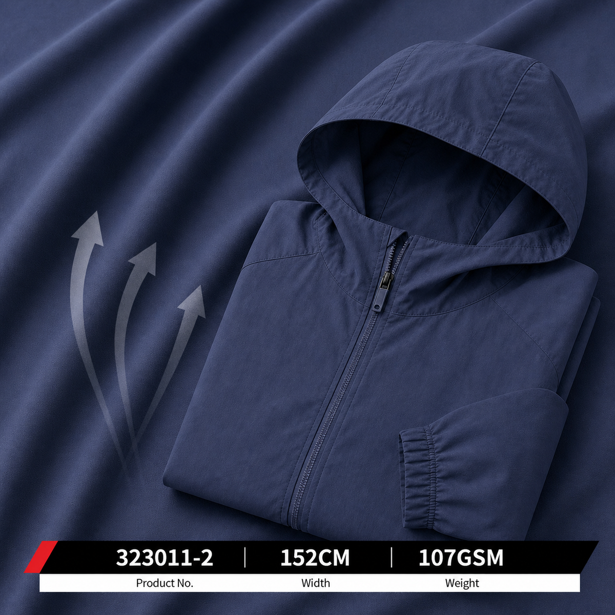 323011 2 84 Percent Nylon 16 Percent Spandex 107GSM 152CM 221 by 120 Density Lightweight Stretch Wholesale Apparel Fabric