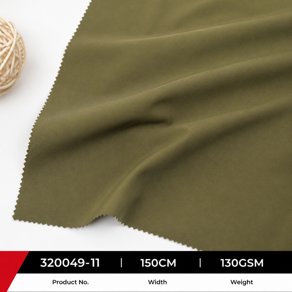 320049 11 87 Percent Nylon 13 Percent Spandex 130GSM 150CM 147 by 106 Density Lightweight Stretch Wholesale Apparel Fabric