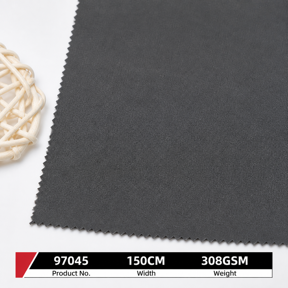 97045 70D Four Way Stretch 100 Percent Polyester 308GSM 150CM Two Layer Horizontal Stripe 160G Polar Fleece Outdoor Fabric