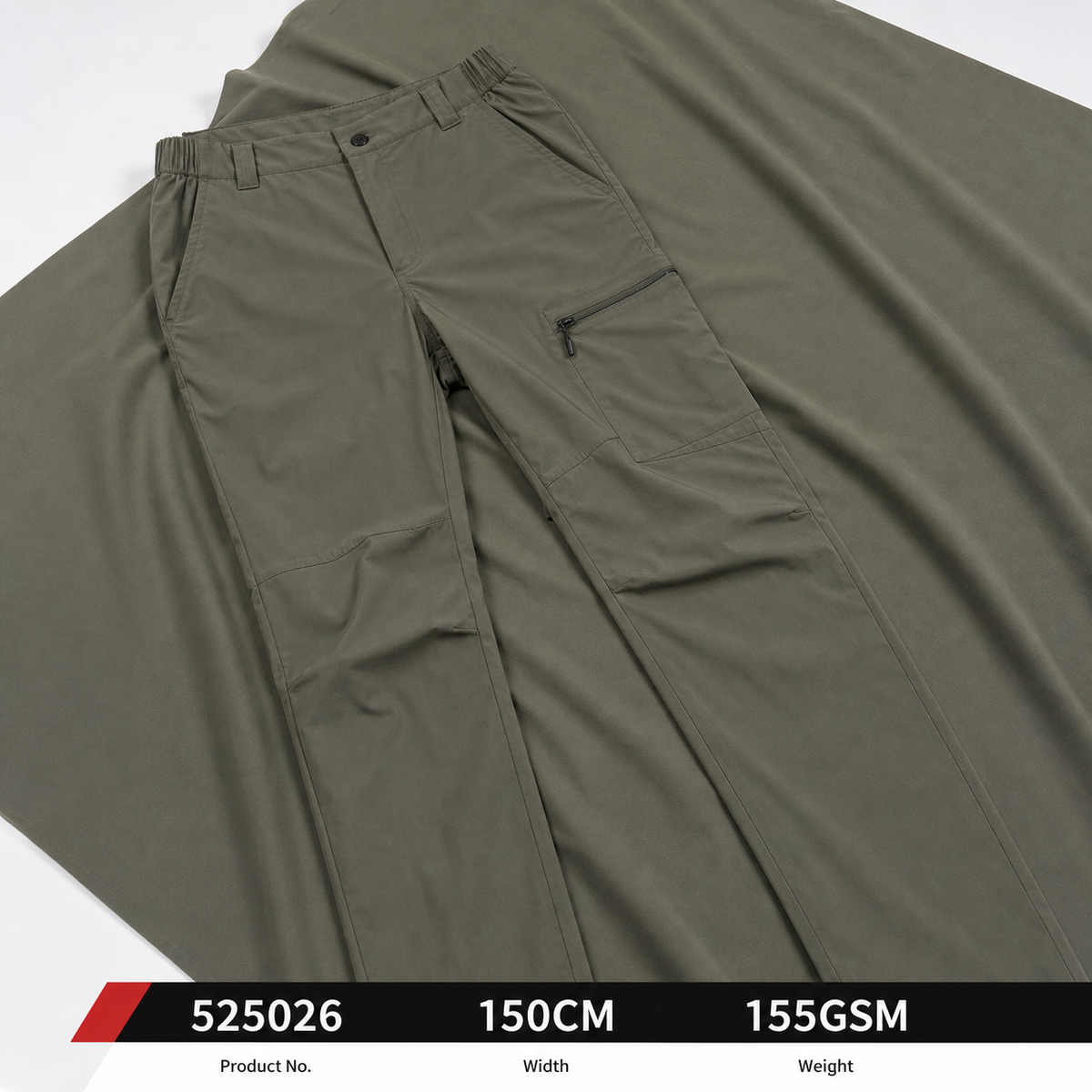 325102 100 Percent Polyester 103GSM 150CM 185 by 91 Density Lightweight Garment Sampling Bulk Production Apparel Fabric