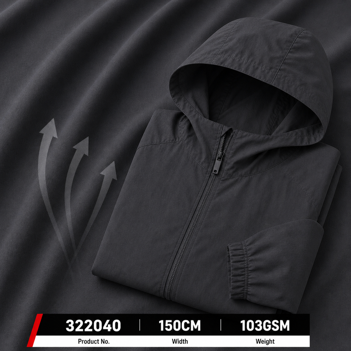 322040 100 Percent Polyester 70GSM 152CM 228 by 200 Density Lightweight Fashion Garment Production Wholesale Apparel Fabric