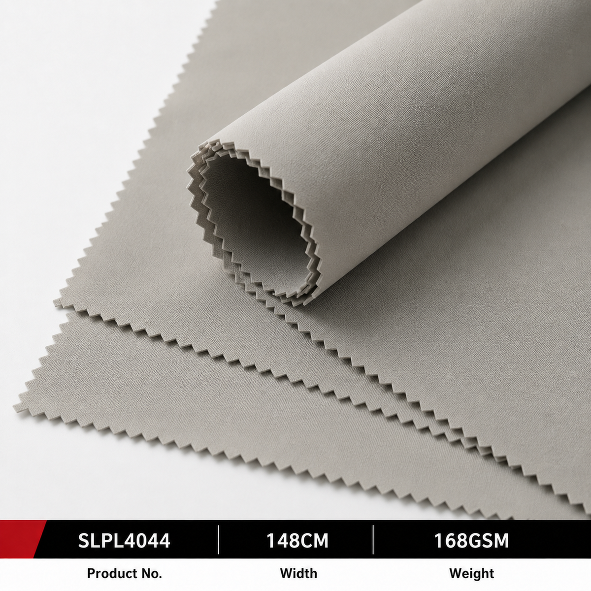 SLPL4044 50D Twisted Four Way Stretch 100 Percent Polyester 168GSM 148CM Floating Yarn Texture for Trousers Apparel Fabric