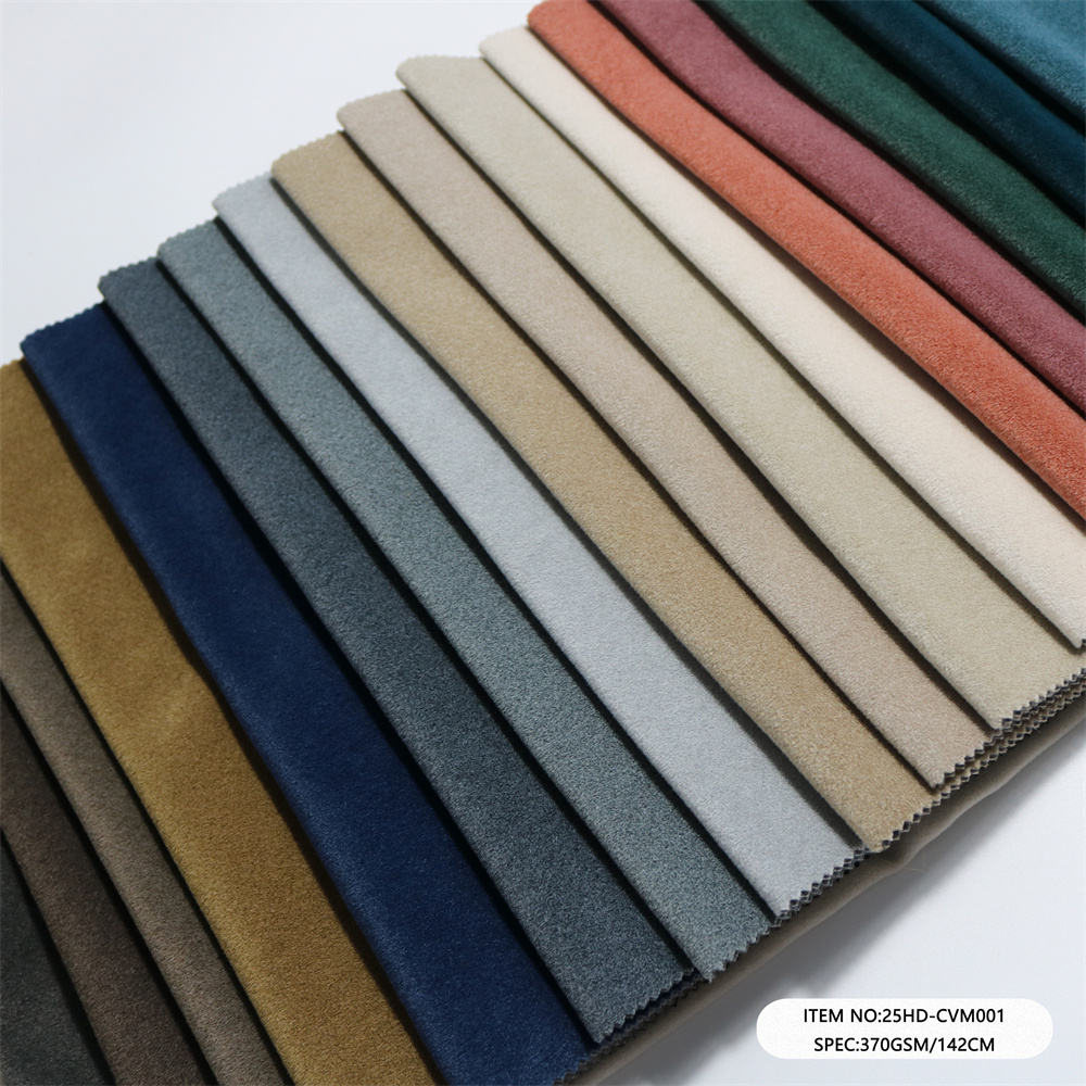 Cationic Mosha Velvet Upholstery Fabric 260 GSM | Factory-Direct | Haida Textile