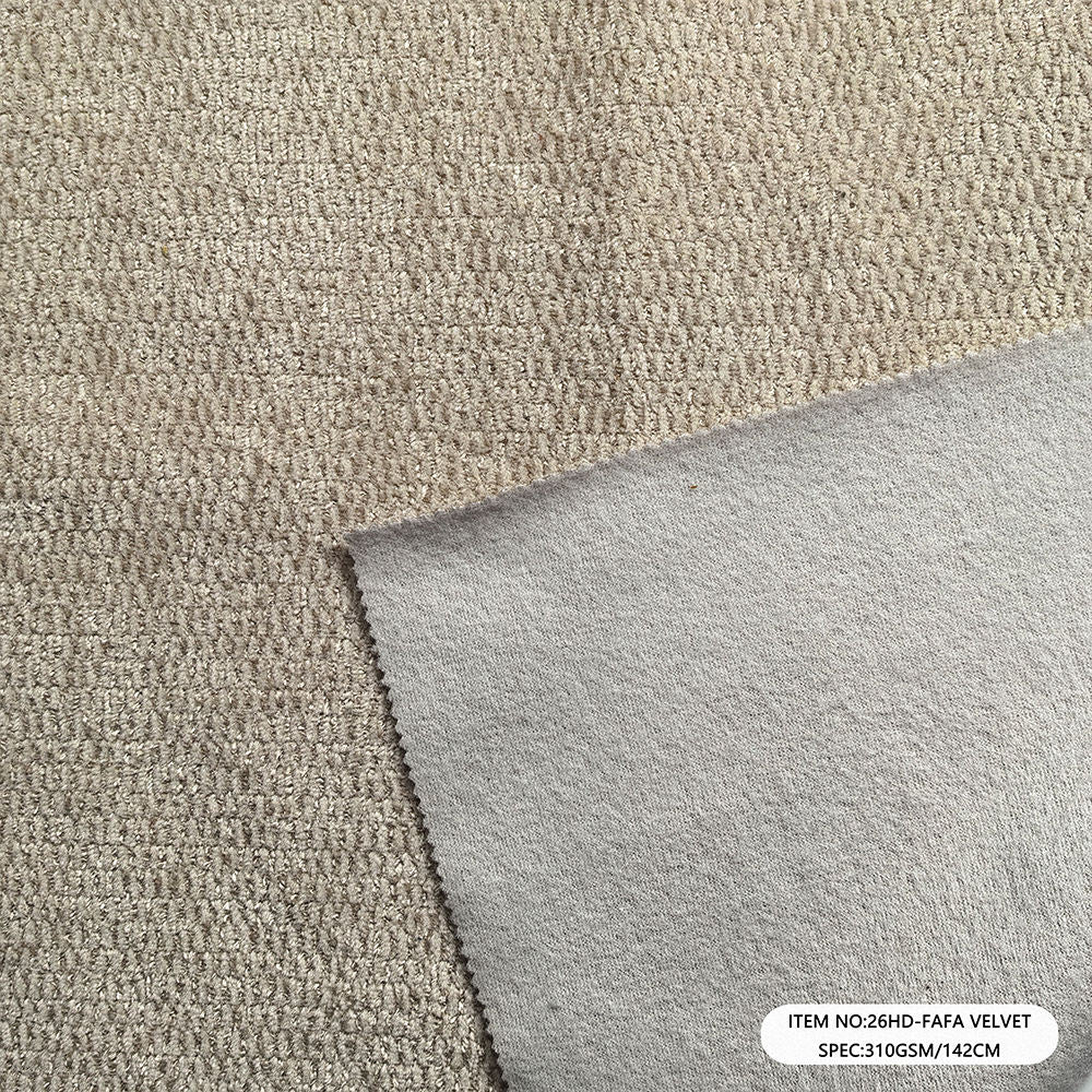 FAFA Velvet Upholstery Fabric 260 GSM | Hospitality Grade | Factory-Direct | Haida Textile