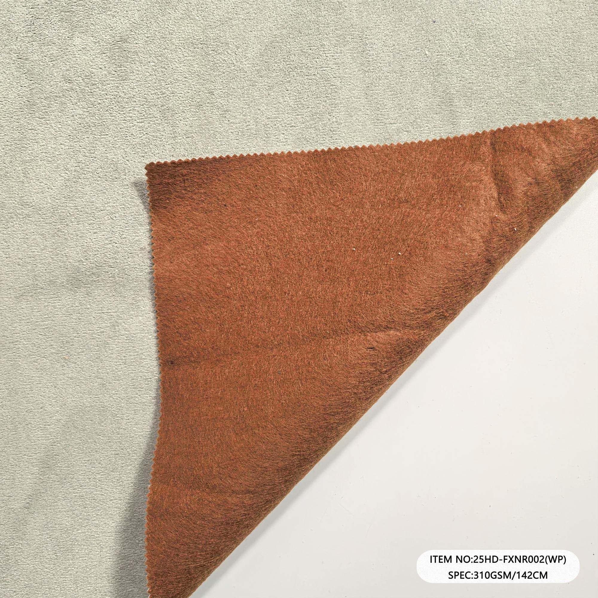 25HD-FXNR002(WP) Faux Chenille Velvet Upholstery Fabric 260GSM | Factory-Direct | Haida Textile