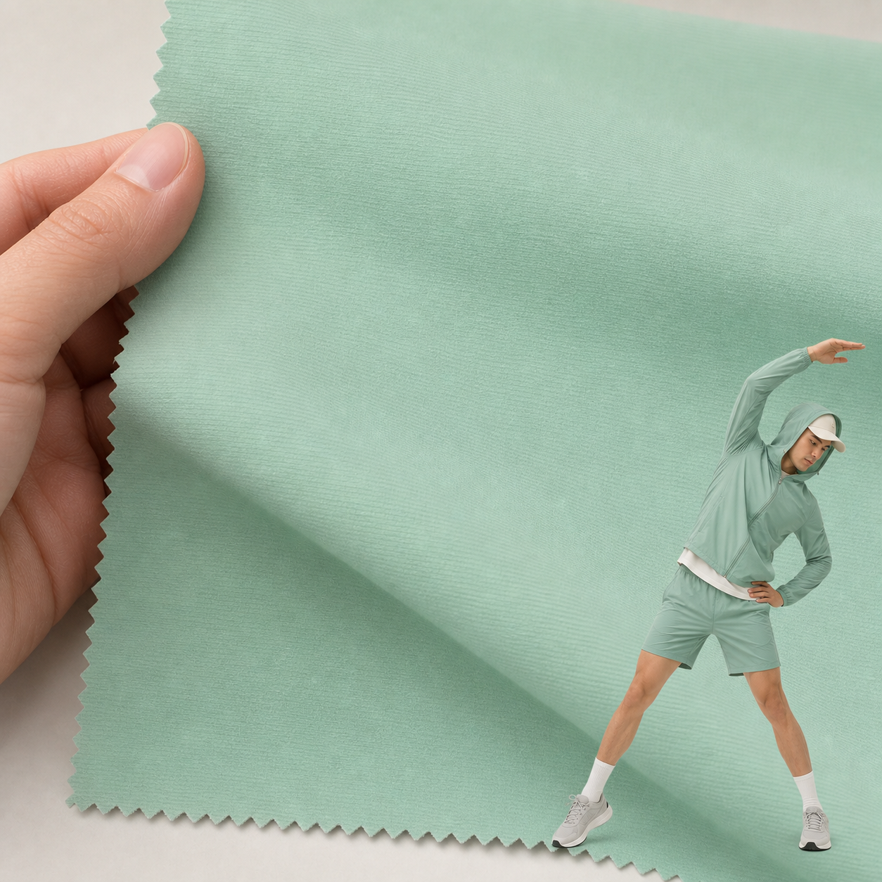 5005M# UV-Protection Moisture-Wicking Fabric | 74GSM | Breathable Quick-Dry | Factory-Direct | Haida