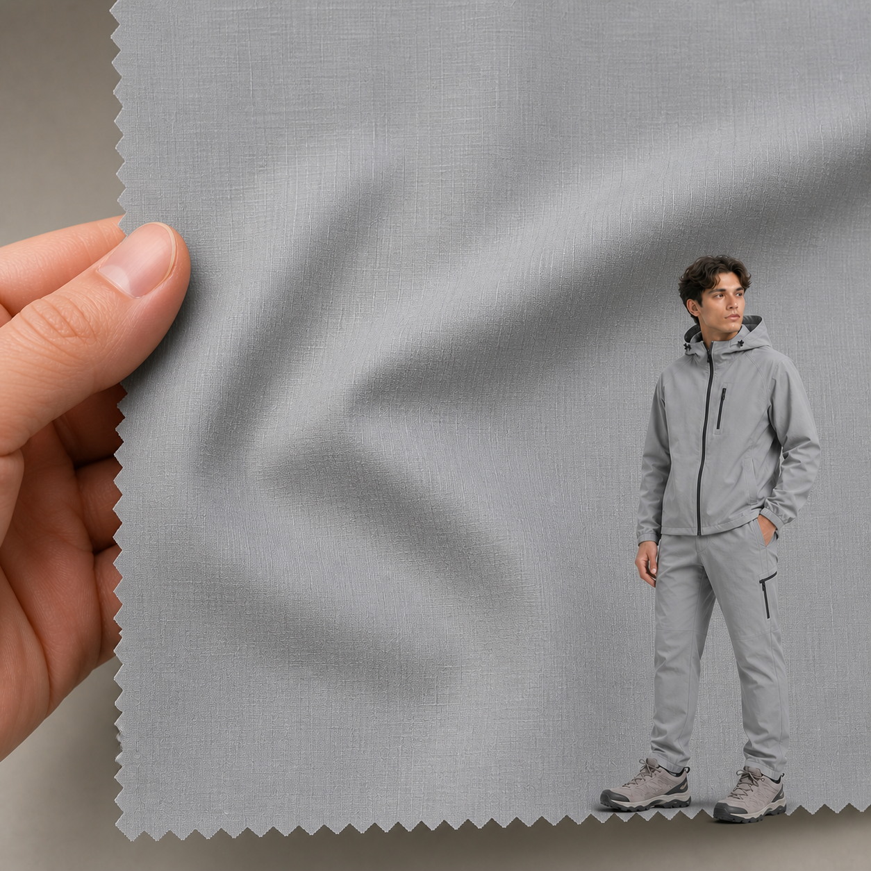 8500G# Technical 3-Layer Mesh Warp-Knit Nylon Shell Fabric | 125GSM | Factory-Direct | Haida
