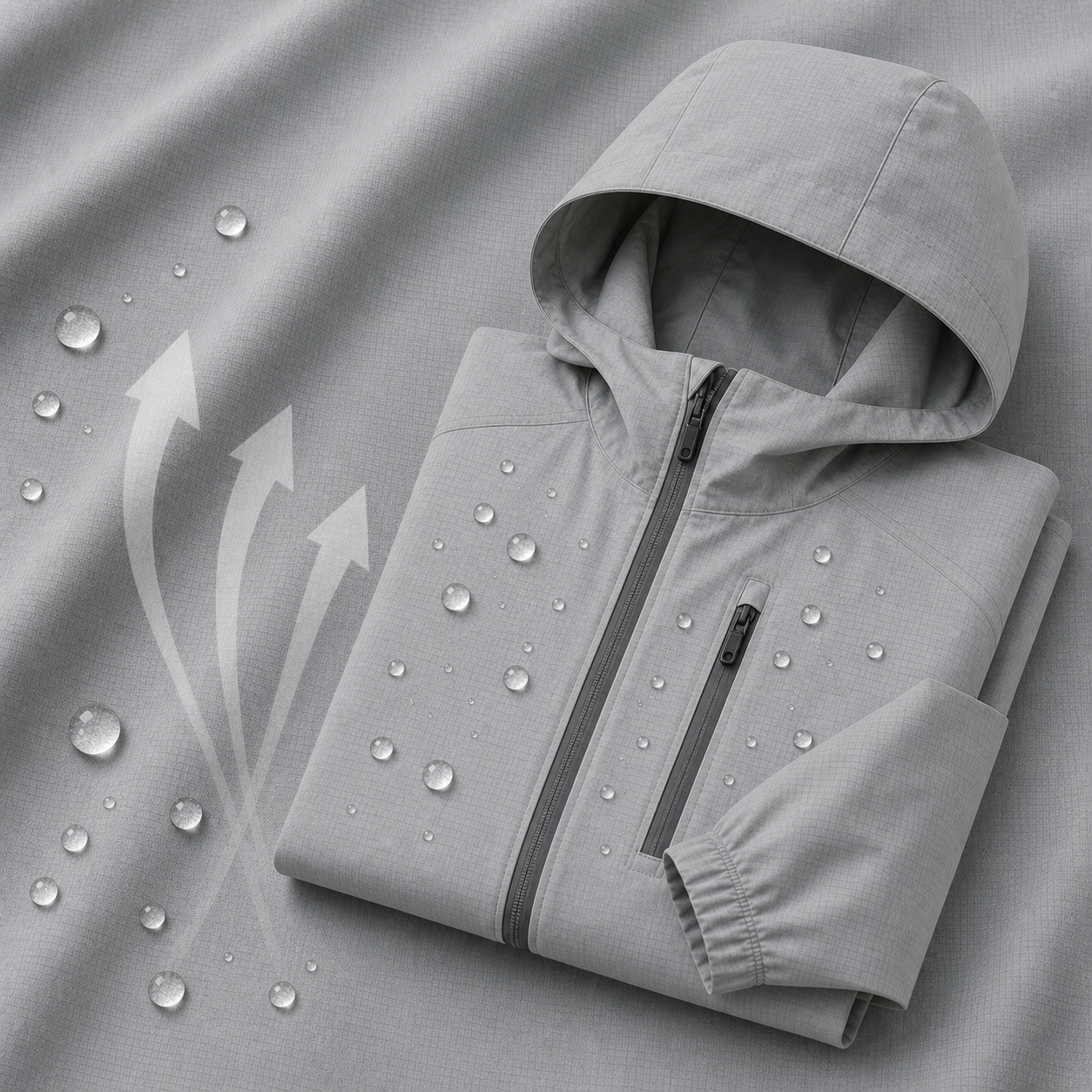 8500G# Technical 3-Layer Mesh Warp-Knit Nylon Shell Fabric | 125GSM | Factory-Direct | Haida