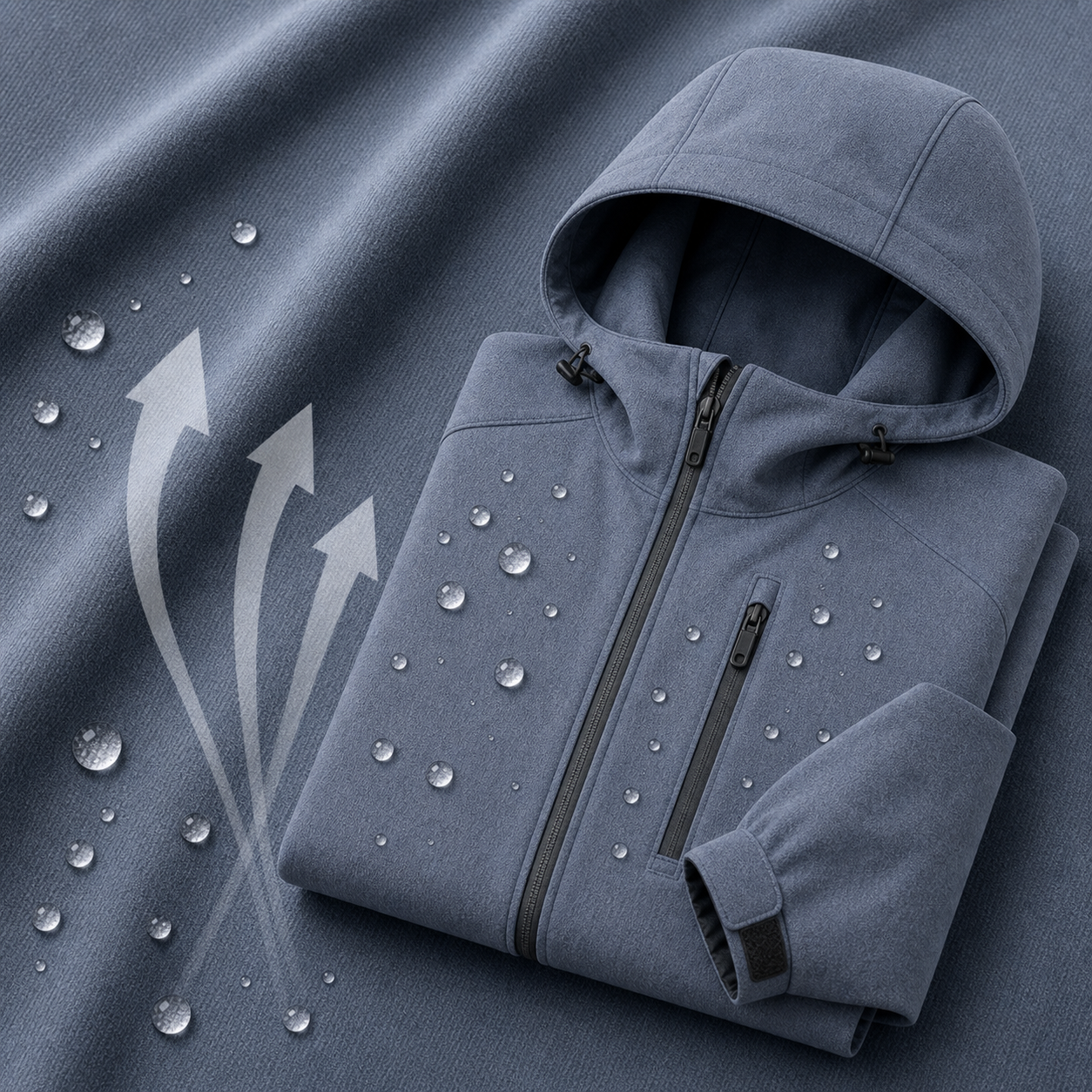 8900R# Bonded Fleece Fabric | 360GSM | Factory-Direct | Haida
