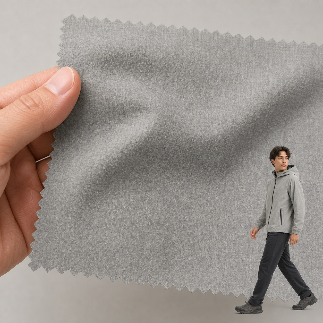 6320R# Integrated Fleece Soft-Shell Fabric | Factory-Direct | Haida