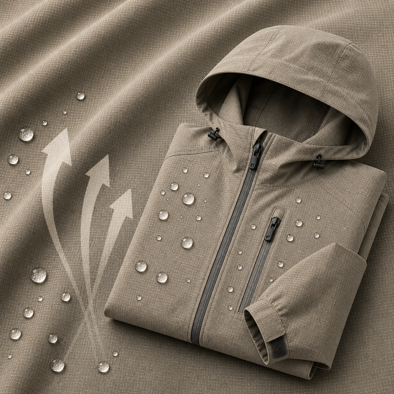 9100# Lightweight Waterproof Nylon Shell Fabric | 360GSM | Factory-Direct | Haida
