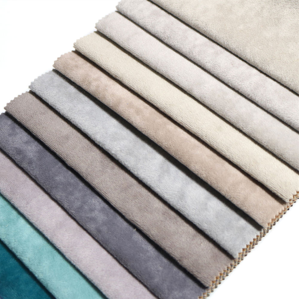 Mosha Velvet Upholstery Fabric 400 GSM (400g/㎡) | Factory-Direct | Haida Textile