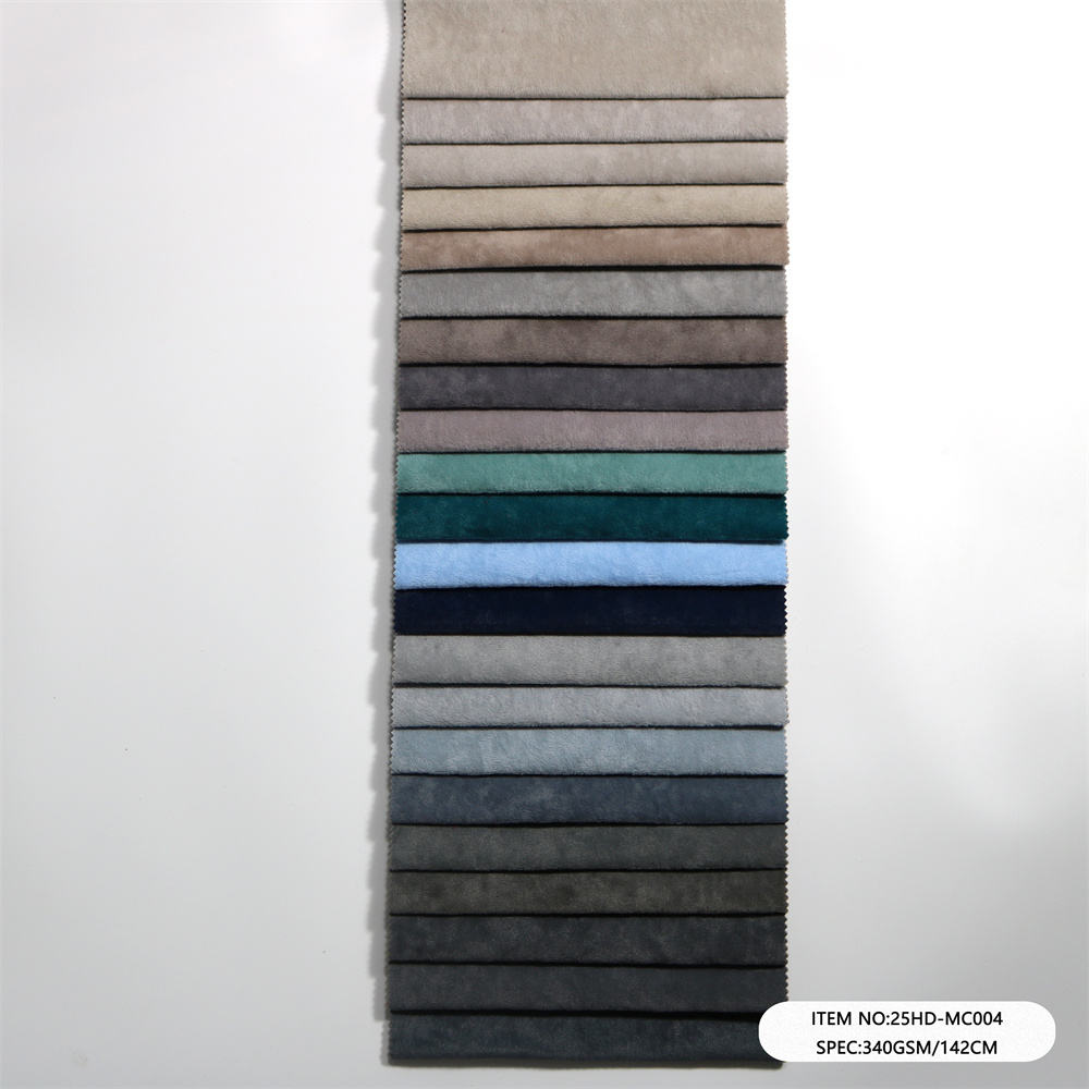 Mosha Velvet Upholstery Fabric 400 GSM (400g/㎡) | Factory-Direct | Haida Textile