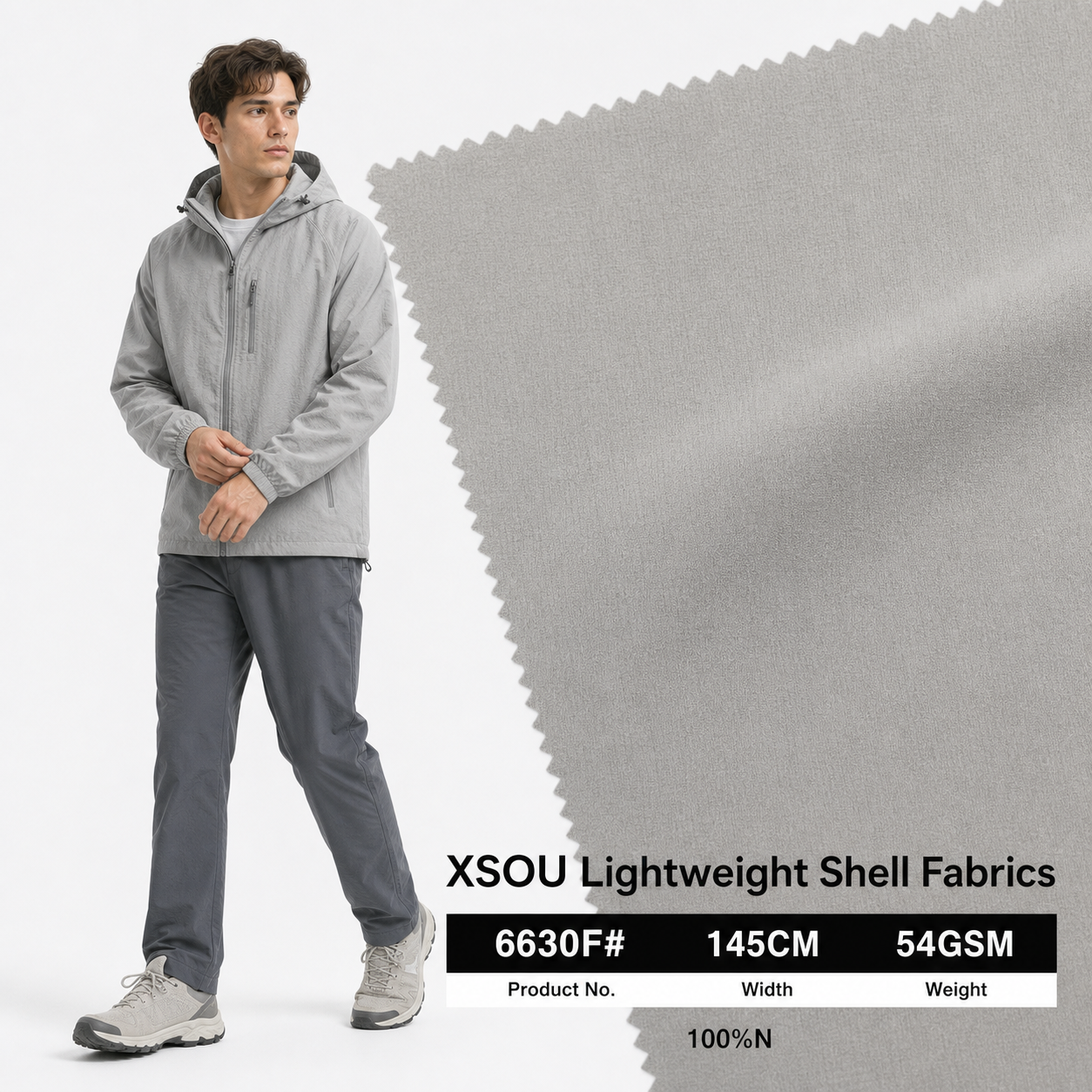 6320R# Integrated Fleece Soft-Shell Fabric | Factory-Direct | Haida