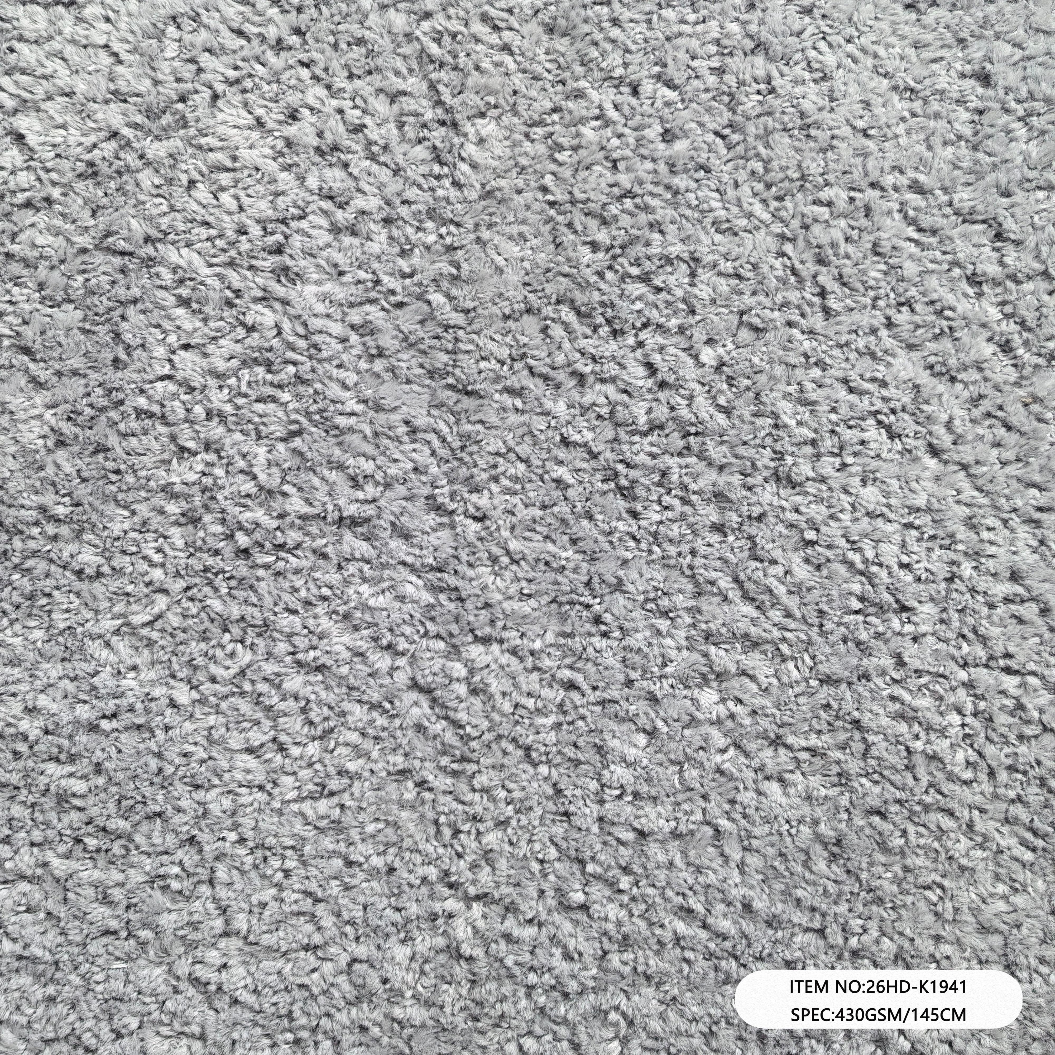 Warp Suede Polyester Plush Velvet Fabric 260 GSM | Factory-Direct | Haida Textile