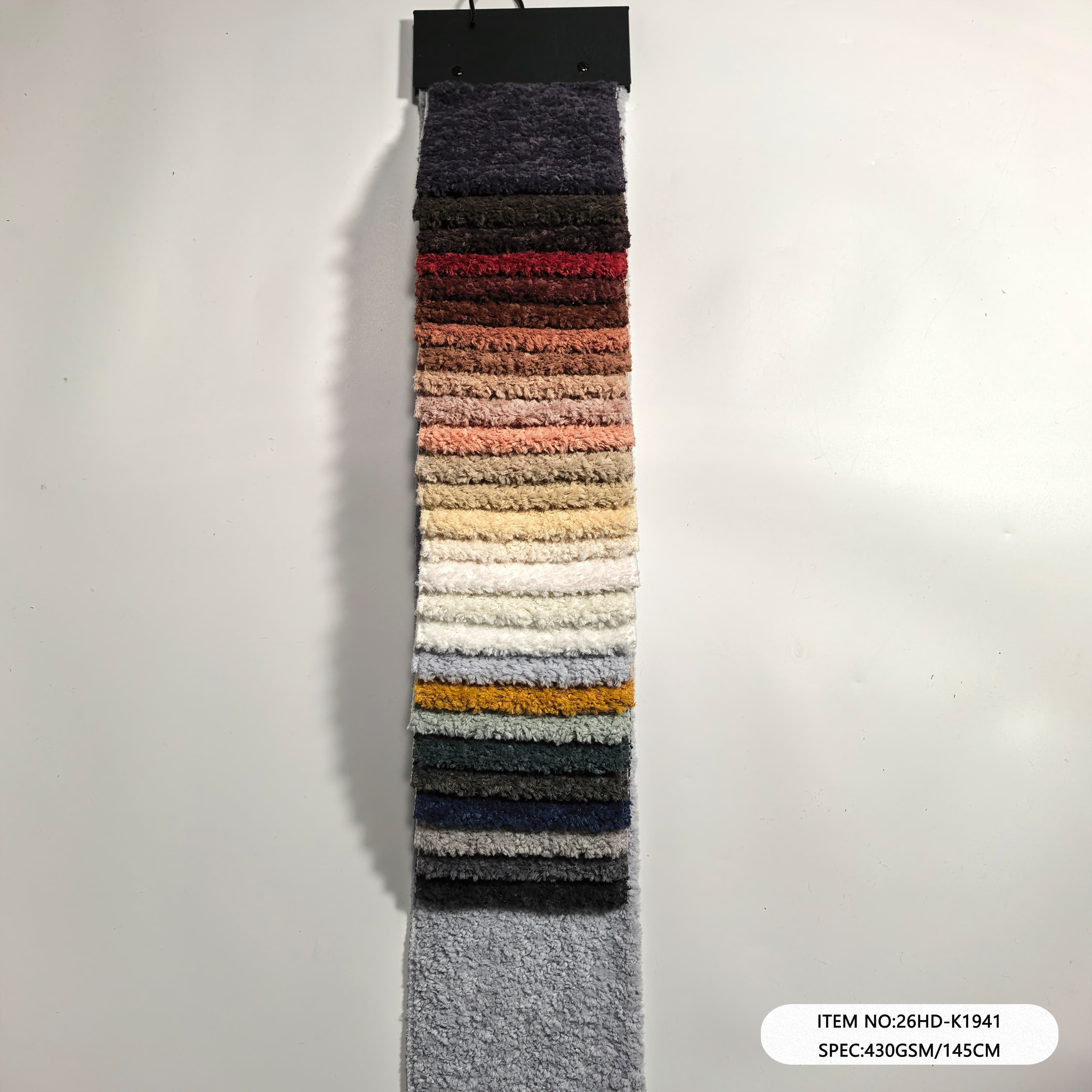 Warp Suede Polyester Plush Velvet Fabric 260 GSM | Factory-Direct | Haida Textile